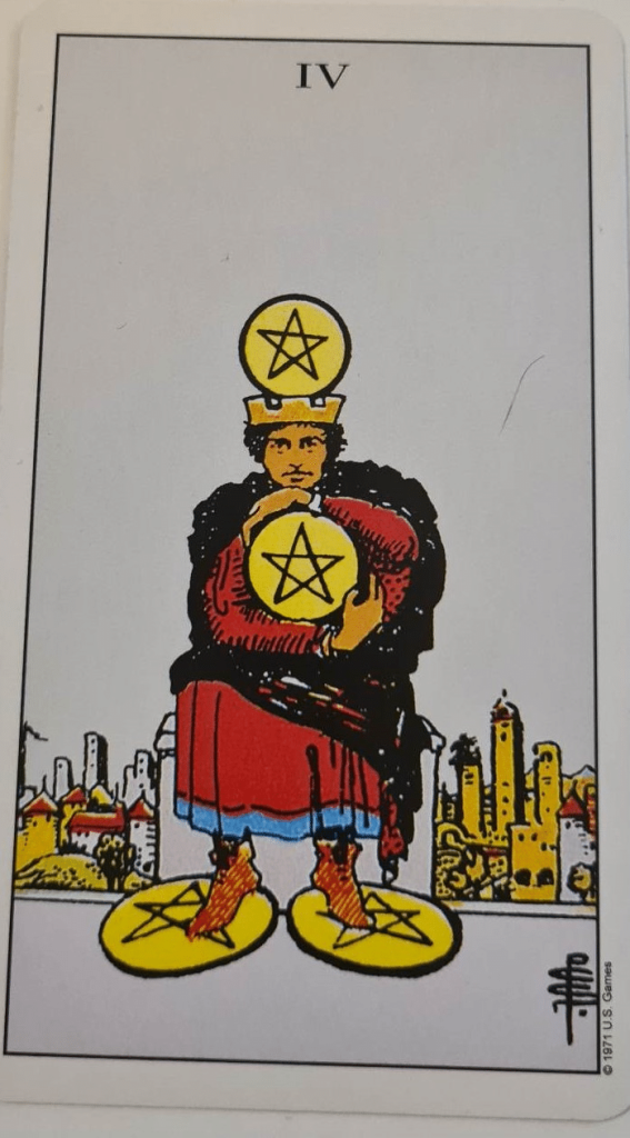 the four pentacles