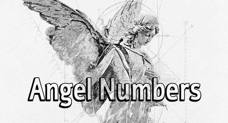 angel numbers statue sketch